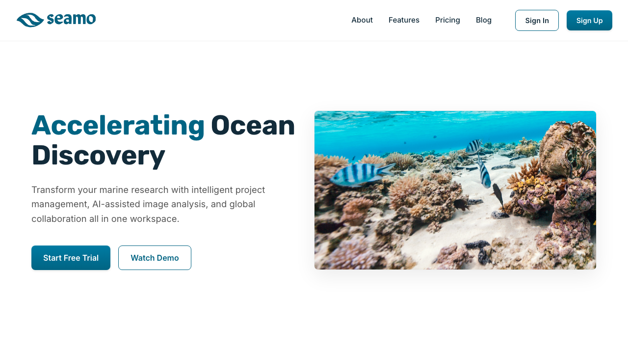 Seamo Ocean Intelligence Platform