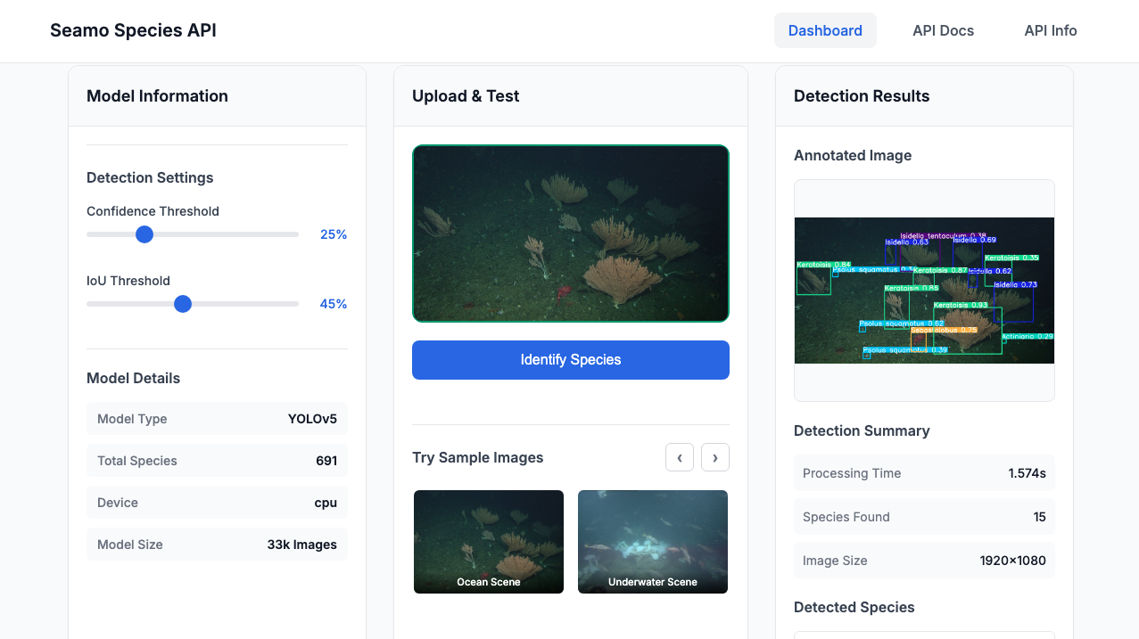 Seamo Ocean Intelligence Platform screenshot 2